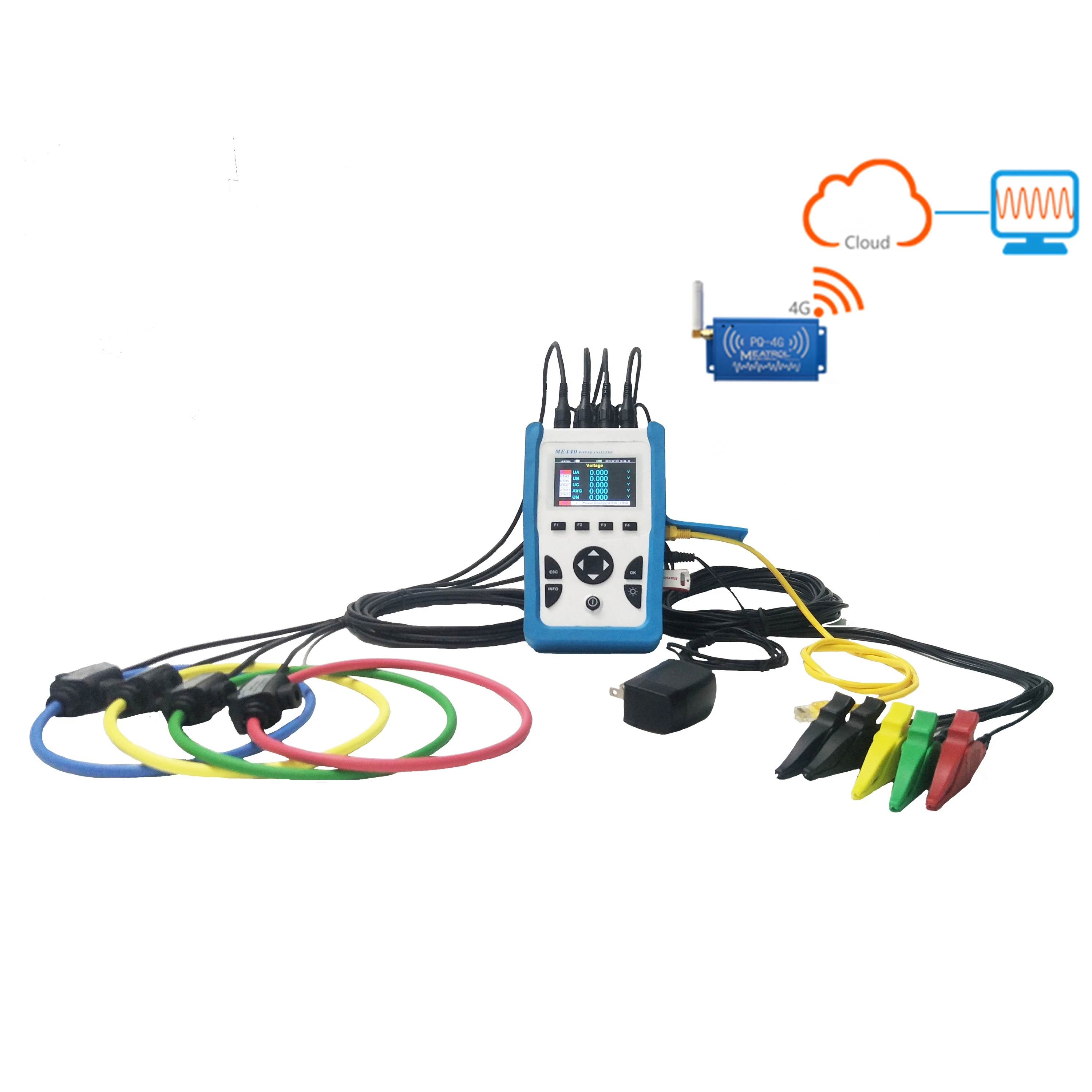 ME440 & MRC-36 3P4W Power Quality Analyzer  Network analyser Electric meter