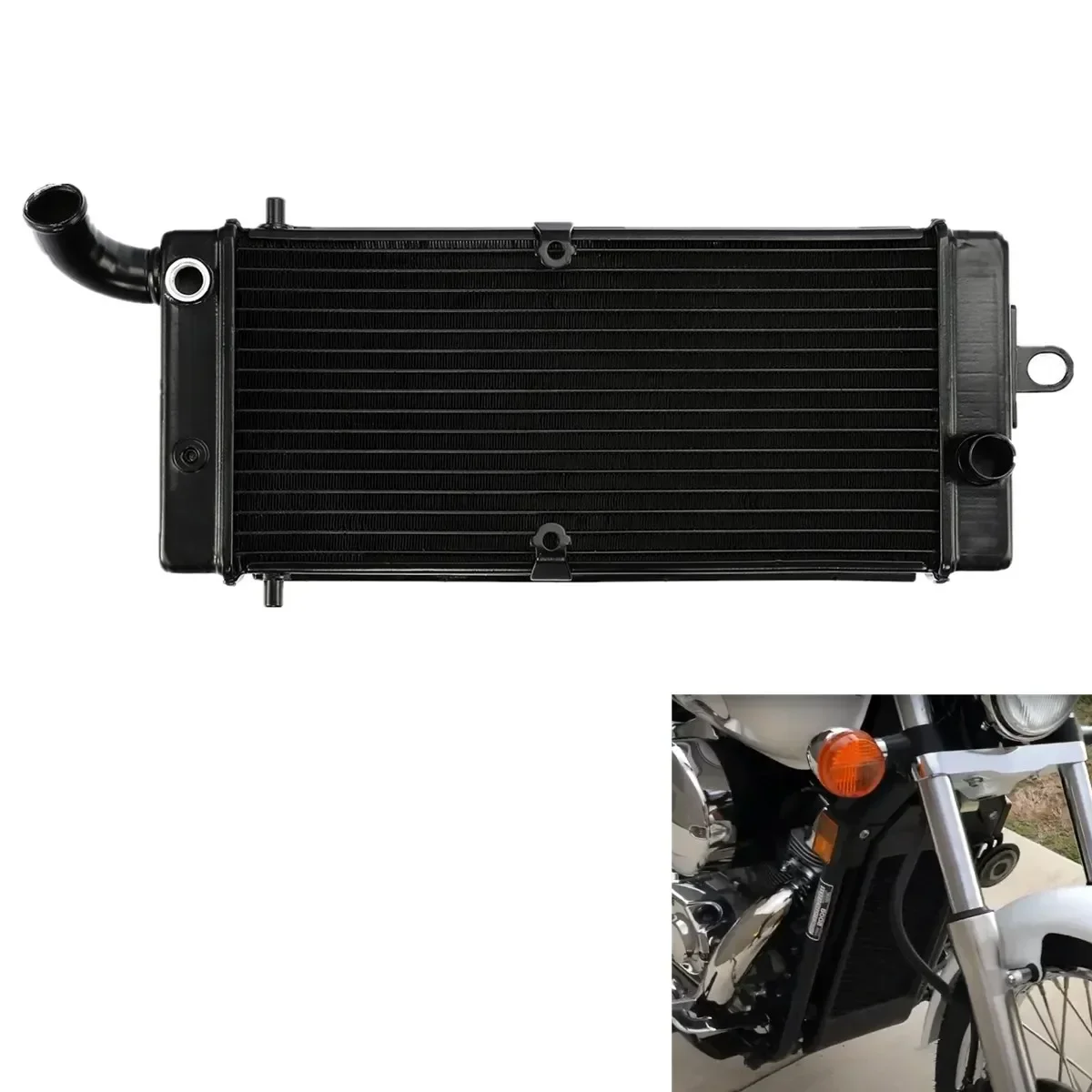 For Honda VT750 VT 750 2004-2009 2007 Moto Parts Acsessories Radiator Cooler Cooling