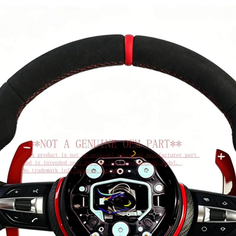 For Bmw Red Label Carbon Fiber Sport Steering Wheel 4 Series F32 F33 F36 2013 2020 ZC M3 P 001 Horn Cover Horn Shell
