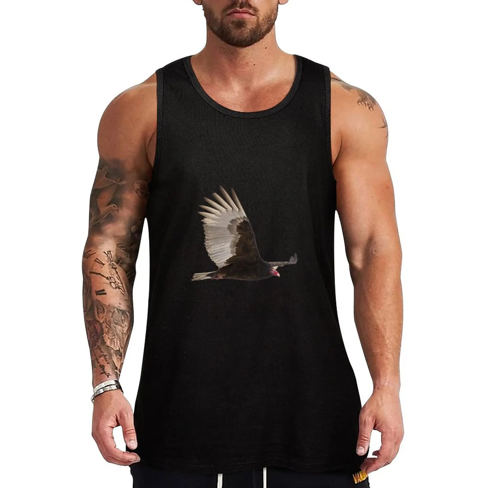Isolated Turkey Vulture 2014-1 Tank Top gym clothes for man summer clothes for men summer Men's tops Top summer