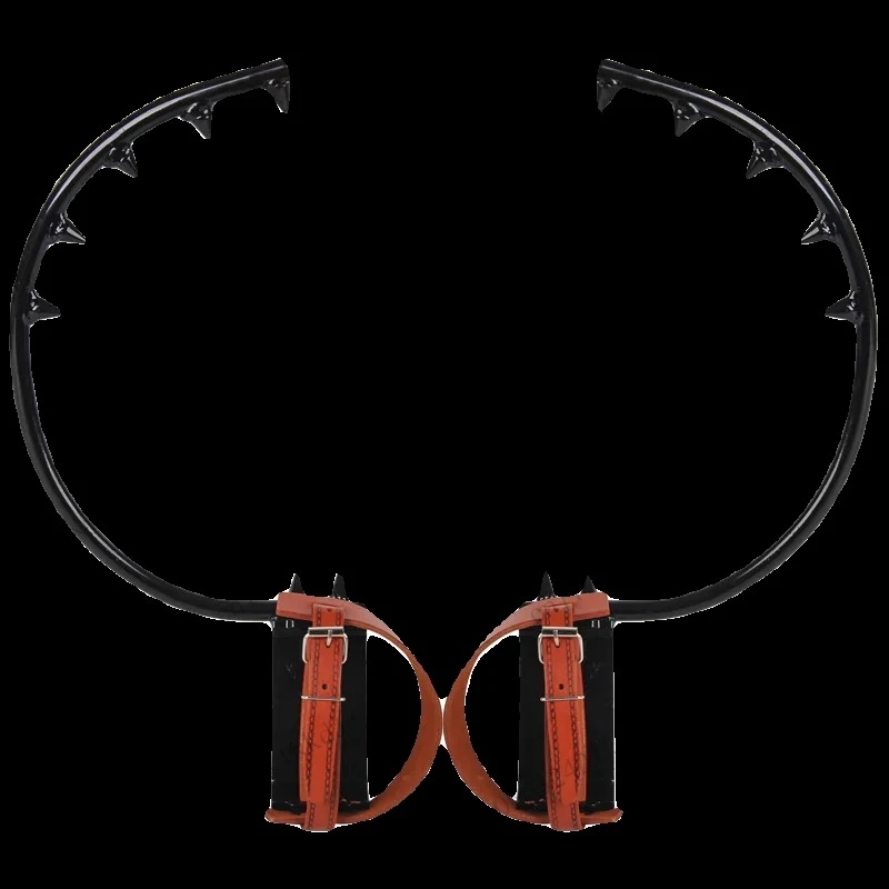 Electrician tree climbing artifact, foot buckle, tool, coconut  picking, tree grasping, iron shoes, foot tie, foot hook