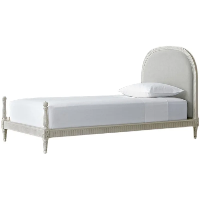 

American rural retro children's solid wood bed