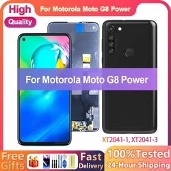 100% Tested For Motorola Moto G8 Power XT2041-3 LCD Display Touch Screen Digitizer Assembly For Moto G8 Power XT2041-1 Screen