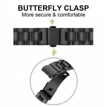 華為 Watch GT 4/3/2 的 22 公釐快拆金屬錶帶(46 公釐)/跑步錶帶/終極錶帶,也適用於三星/Amazfit/TicWatch/SUUNTO/小米手錶 8 最佳銷售 華為手錶 GT 錶帶 - №7