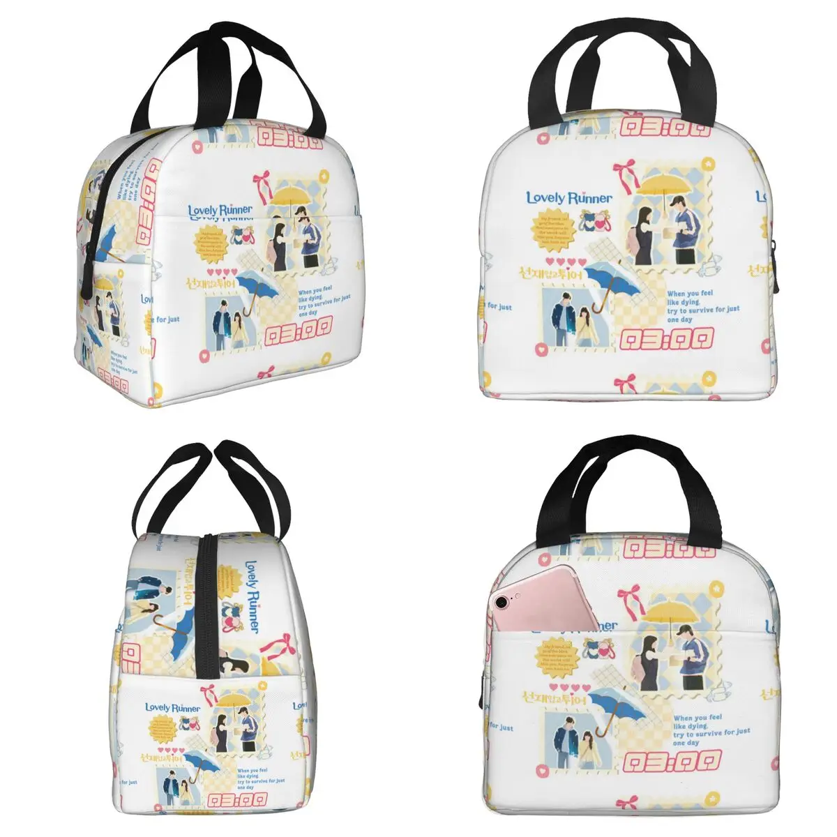 

Стильная термосумка для обедов Lovely Runner Kdrama для женщин, офисная термосумка-холодильник, портативный контейнер для еды