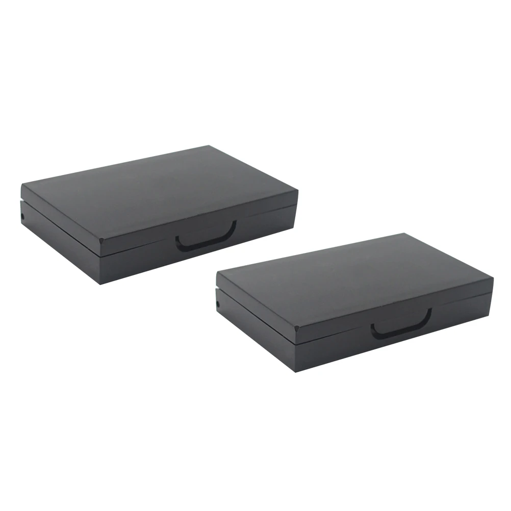 

4pcs Empty Eyeshadow Palette 3+1 Compartments Mini Diy Box For Travel Storage Fashion Eye Makeups Small Size Professional