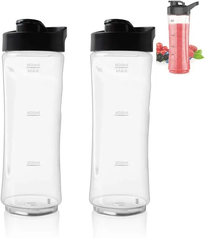 Blender Smoothie Bottle Cup Replacement Sport Bottle Cup With Lid For OSTER BLSTPB BLSTP2 Models Blender Portable Juicer Mixer