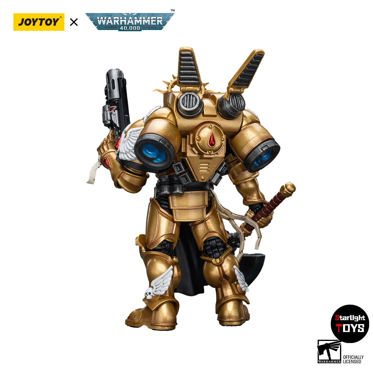 【متوفر】JOYTOY 1/18 عمل الشكل Warhammer 40K ملائكة الدم قائد دانتي لعبة مجسمة دمية #4