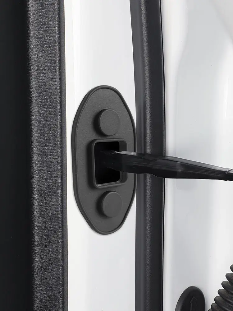 مناسبة ل Lynk & Co 10emp غطاء قفل الباب محدد الباب الخاص سيليكون امتصاص الصدمات حماية وسادة تعديل الملحقات