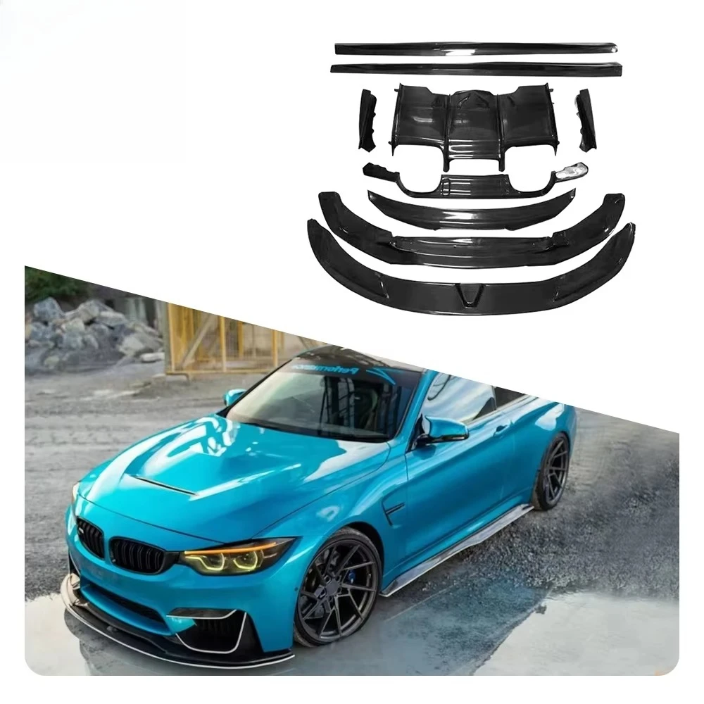 

F80F82 PSM Style Body Kit Front Grille Lip Fender Rear Lip Side Splitter Spoiler Exterior Accessories for BMW M3M4 F80 F82