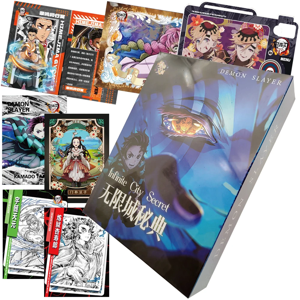 

Demon Slayer Limited Card Classic Anime Character Kamado Tanjiro Special Styling Creative Cute Q-Version Card Family Table Toys