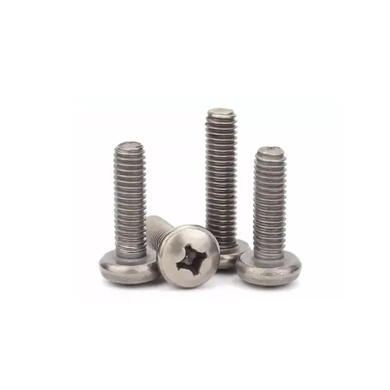

Pure Titanium Pan head Phillips Screw TA2 Round Bolt M1.4 M1.6 M2 M3