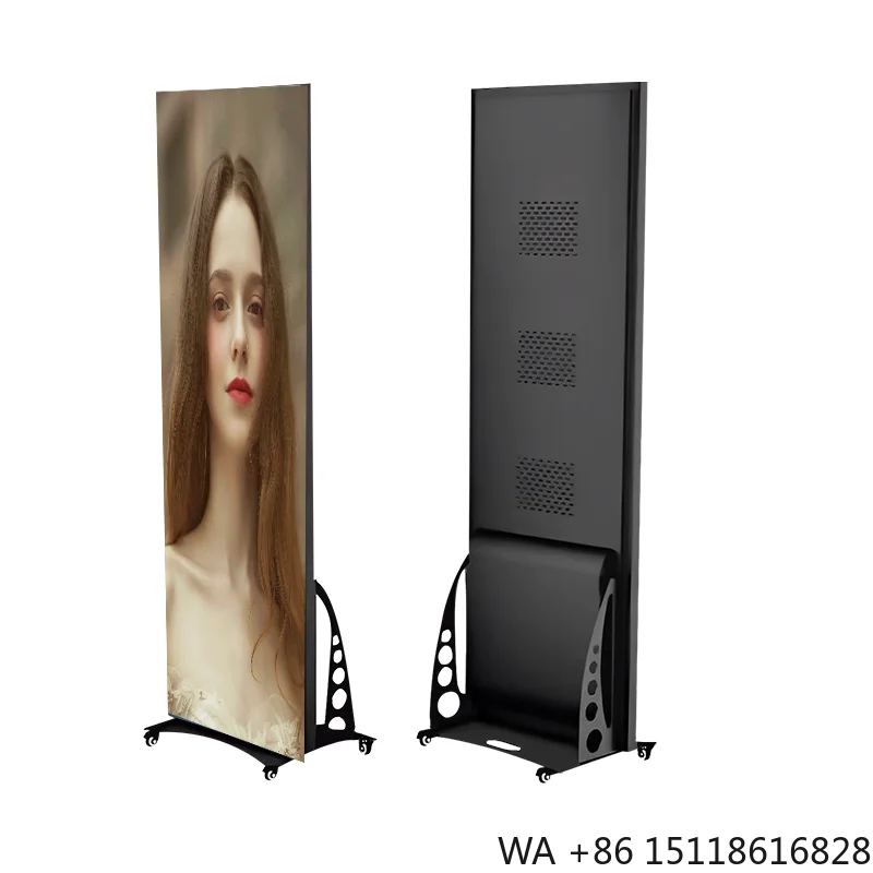 UHLED 1080P Indoor P2.5 Led Display Screen High Brightness Led Poster Display Led Smart Standing Screen