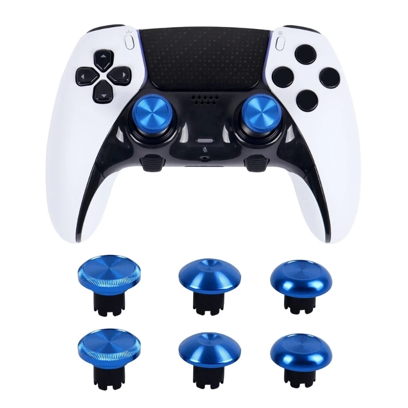

Thumbstick Caps Replacement Joystick Metal Caps for Controller Thumb Covers Game Controller Analog Caps