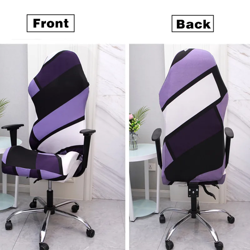 Gaming Chair Covers Elastic Spandex Office Staff Rotating Lift Home Armchair Protector E-sports Computer Seat Cases silla gamer