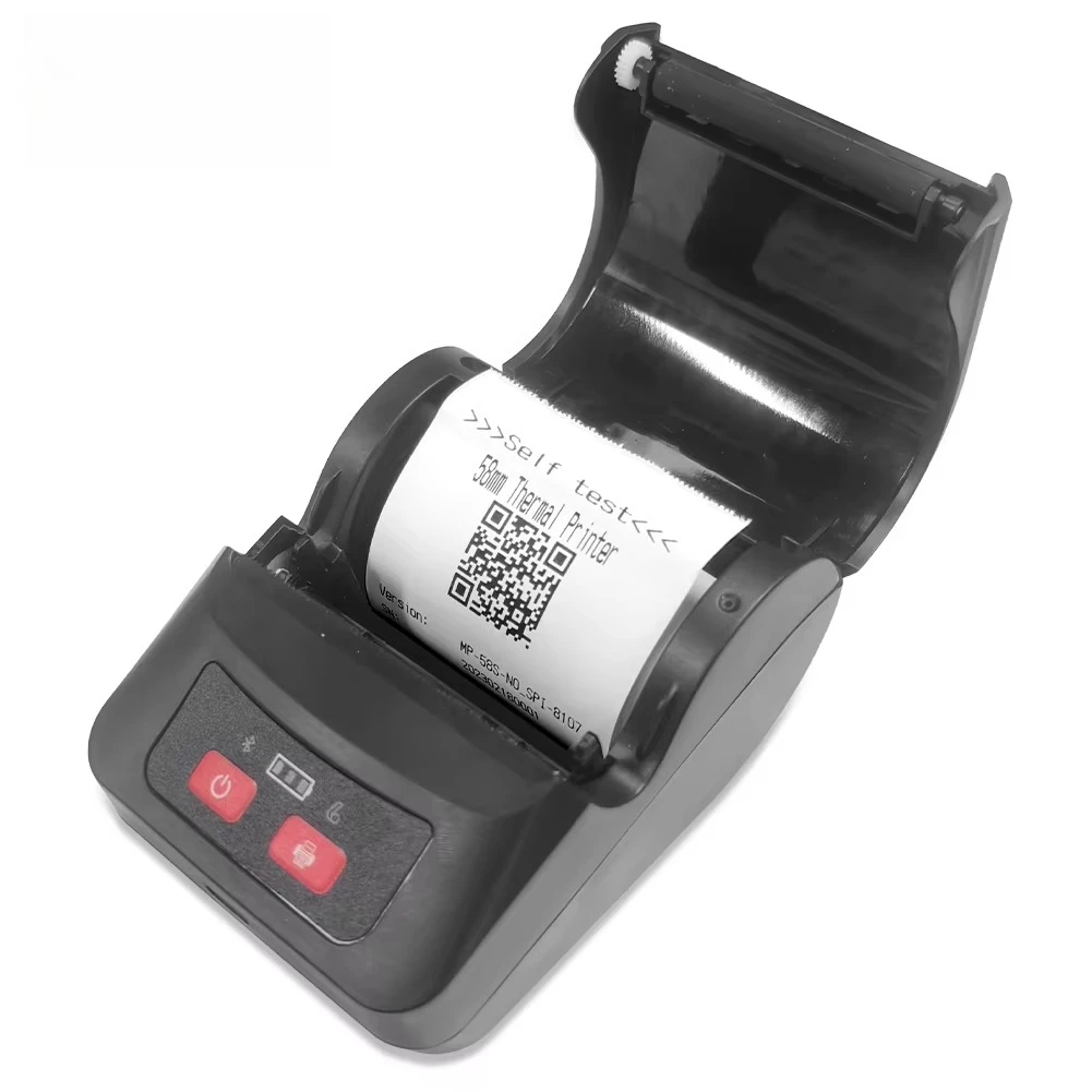 

58mm Mini Portable Bluetooth Bt Wireless Thermal Printer 2 Inch Barcode Mini Printer Thermal Printer