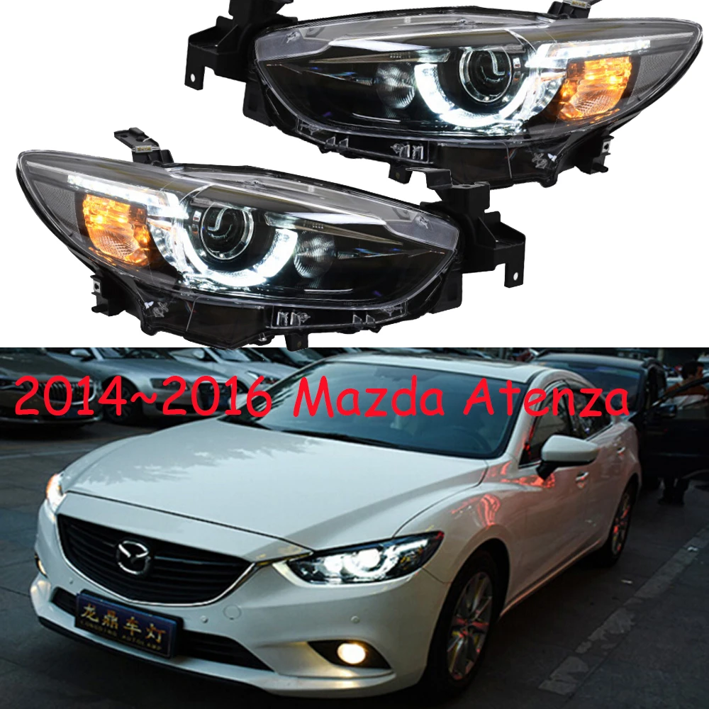 

1 комплект, автомобильный Стайлинг для mazda 6 Mazda6 Atenza, фара HID xenon 2014 ~ 2016y, автомобильные аксессуары, фара для Mazda6 Atenza, задний фонарь