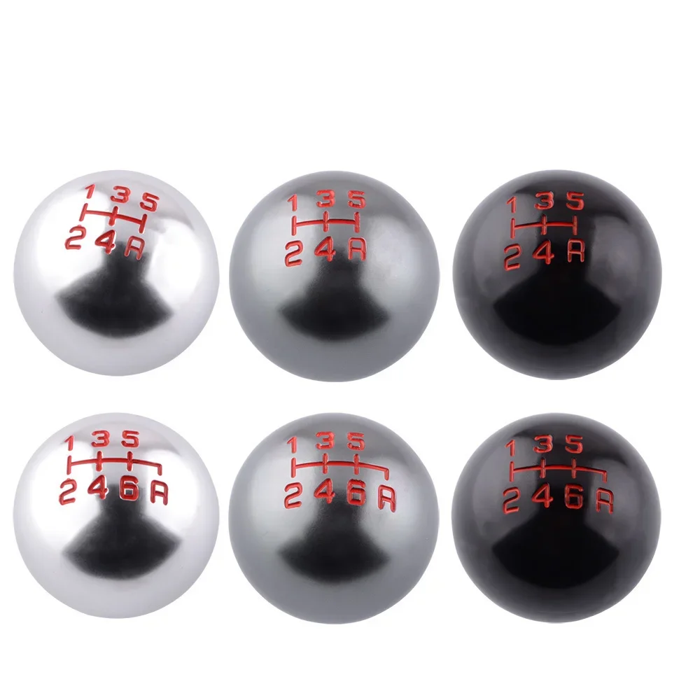 Aluminiowa gałka dźwigni zmiany biegów JDM w kształcie kuli 5/6 prędkości M10 * 1,5 do Honda Fit Civic City FD2 FN2 EP3 TYPE R DC2 DC5 AP1 AP2 S2000 F20C — zdjęcie 4