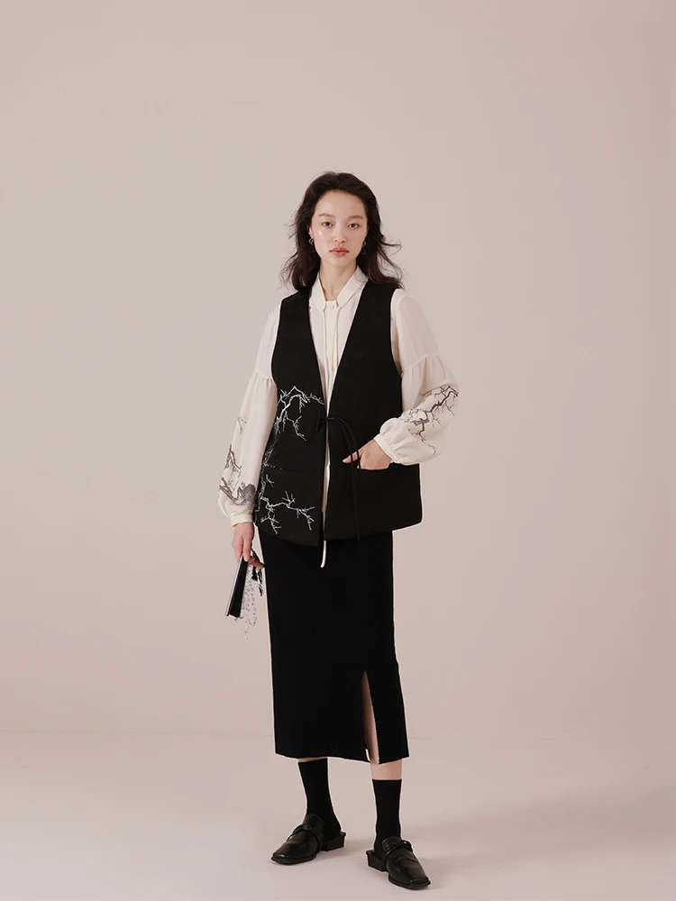 

New Chinese Sle Long High Waist Woolen Knitted Skirt Slit Design Bodycon f Body Skirt Ele Women's Winter Faion