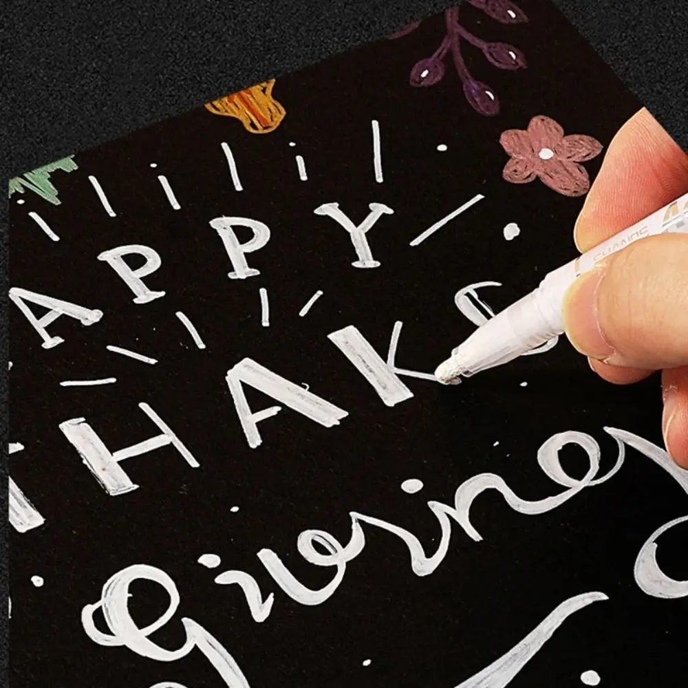 

New High-gloss Painting Graffiti Pens Waterproof Ink Water-based Acrylic Paint Pen 1mm Drawing Supplies Highlight Marker