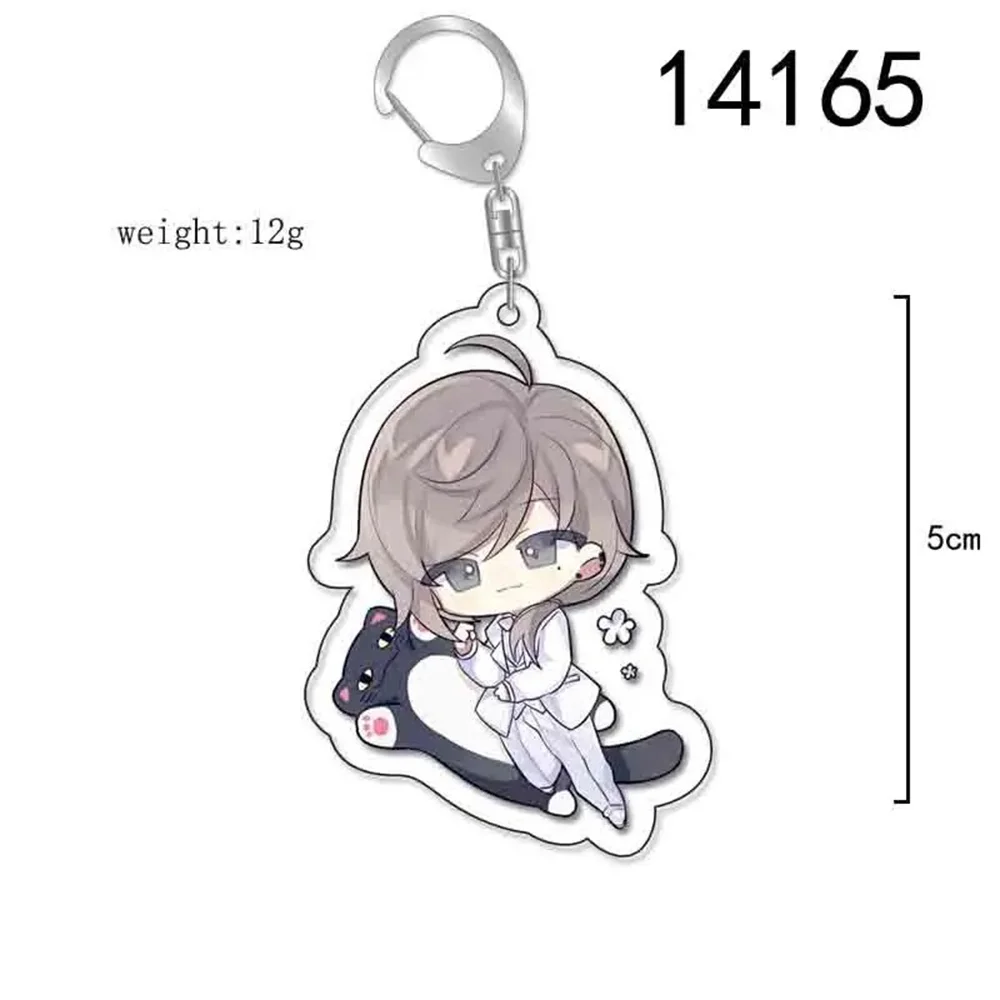 6CM Hot Hololive cute Acrylic Keychain Model Cosplay Charm Characters Ornament Accessories Goods Christmas Collection Gifts