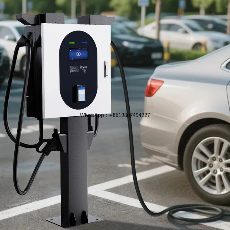 Factory Level 3 G/bt CCS2 Wallbox Floor Mounted Ocpp Fast 50kw Dc Charger Ev for Electric Car