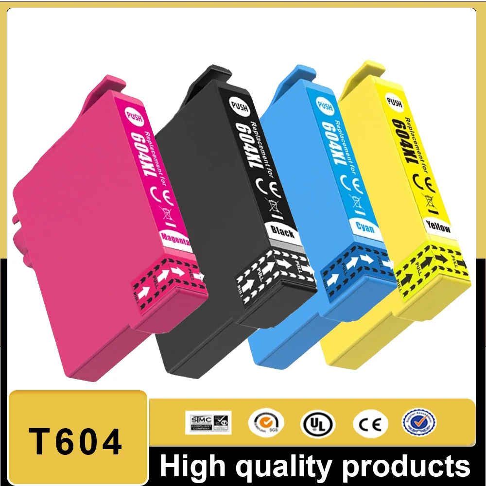 Europe 604 T604 604XL Ink Cartridge for Epson XP-2200 XP-2205 WF-2810 XP-3200 XP-3205 XP-4200 XP-4205 WF-2910 WF-2930 WF-2935