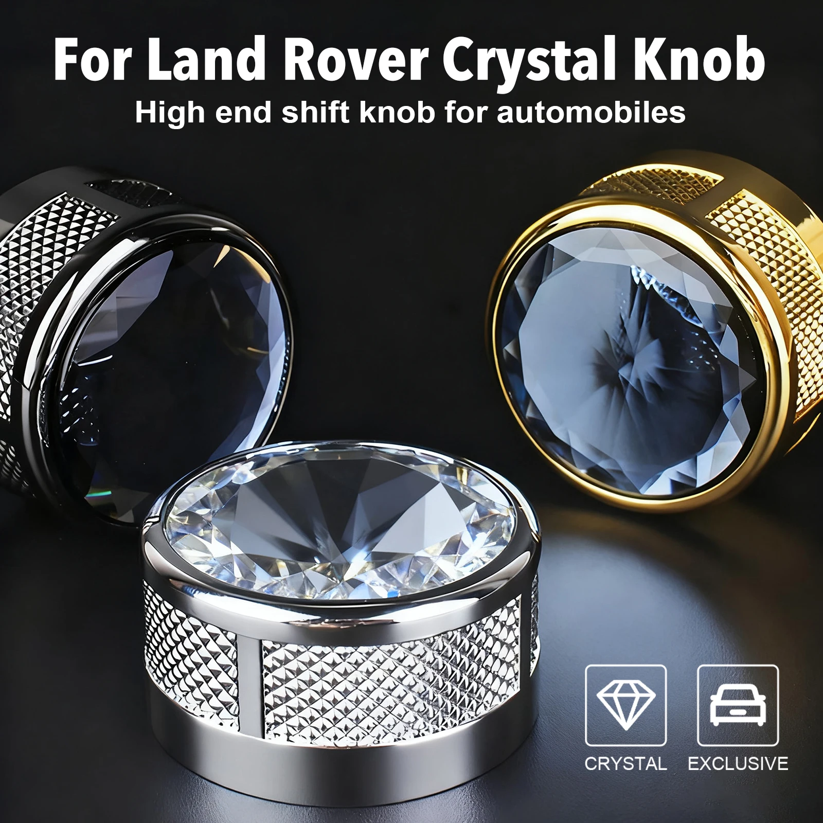 

Car Accessories For Land Rover Range Rover Sport Evoque Star Pulse Discovery Shift Knob Crystal Gear Shift Shift Switch