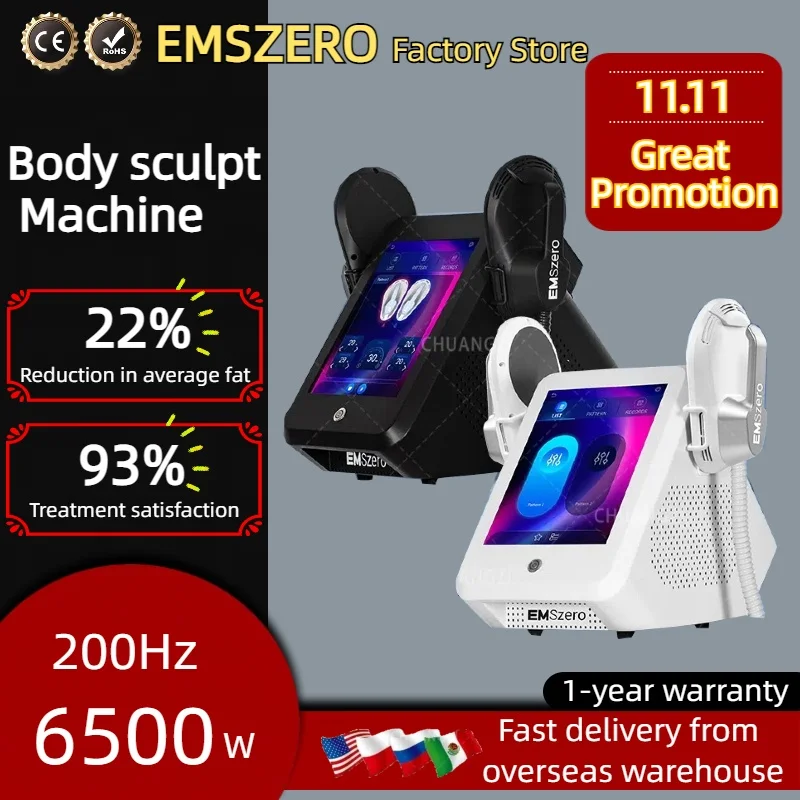 EMS zero Fat Removal Profesional Salon Slimming Butt Build Weight Lose EMSzero Body Sculpt Muscle Stimulate Machine