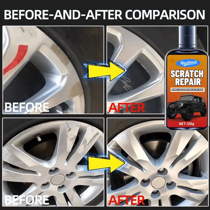 

Bestselling Off-road Car Care Set Professional Wax Fix Paint and Rim Scratches Refresh Both Inner and Outer Wheel Surfaces