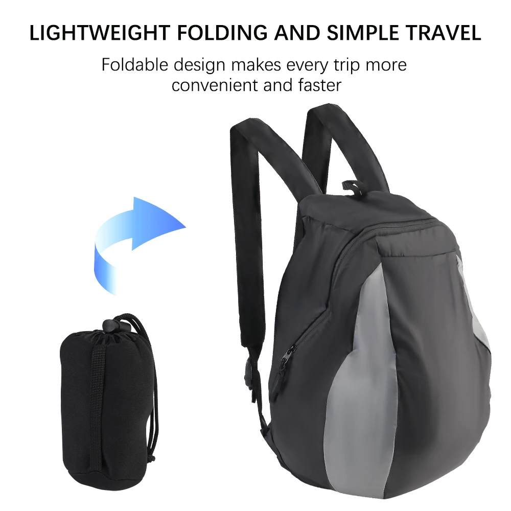 Bolsa de bagagem portátil para motocicleta, bolsa à prova d'água para tênis de basquete ao ar livre, 28l, grande capacidade, mochila para capacete de equitação