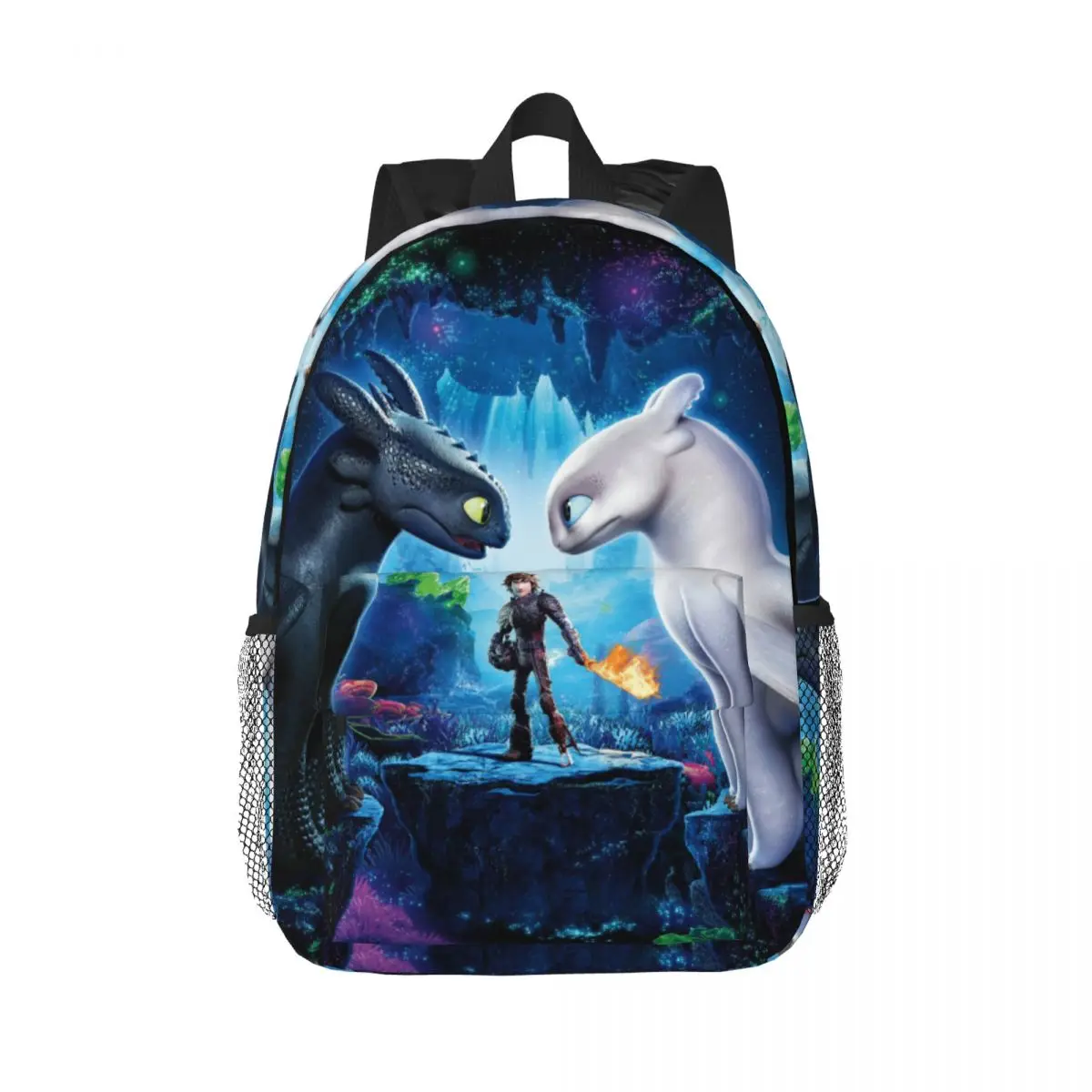 Wie Sie Ihren Drachen trainieren neue Mode hohe Kapazität wasserdichten College-Rucksack trend ige Laptop-Reisebuch Tasche 15 Zoll