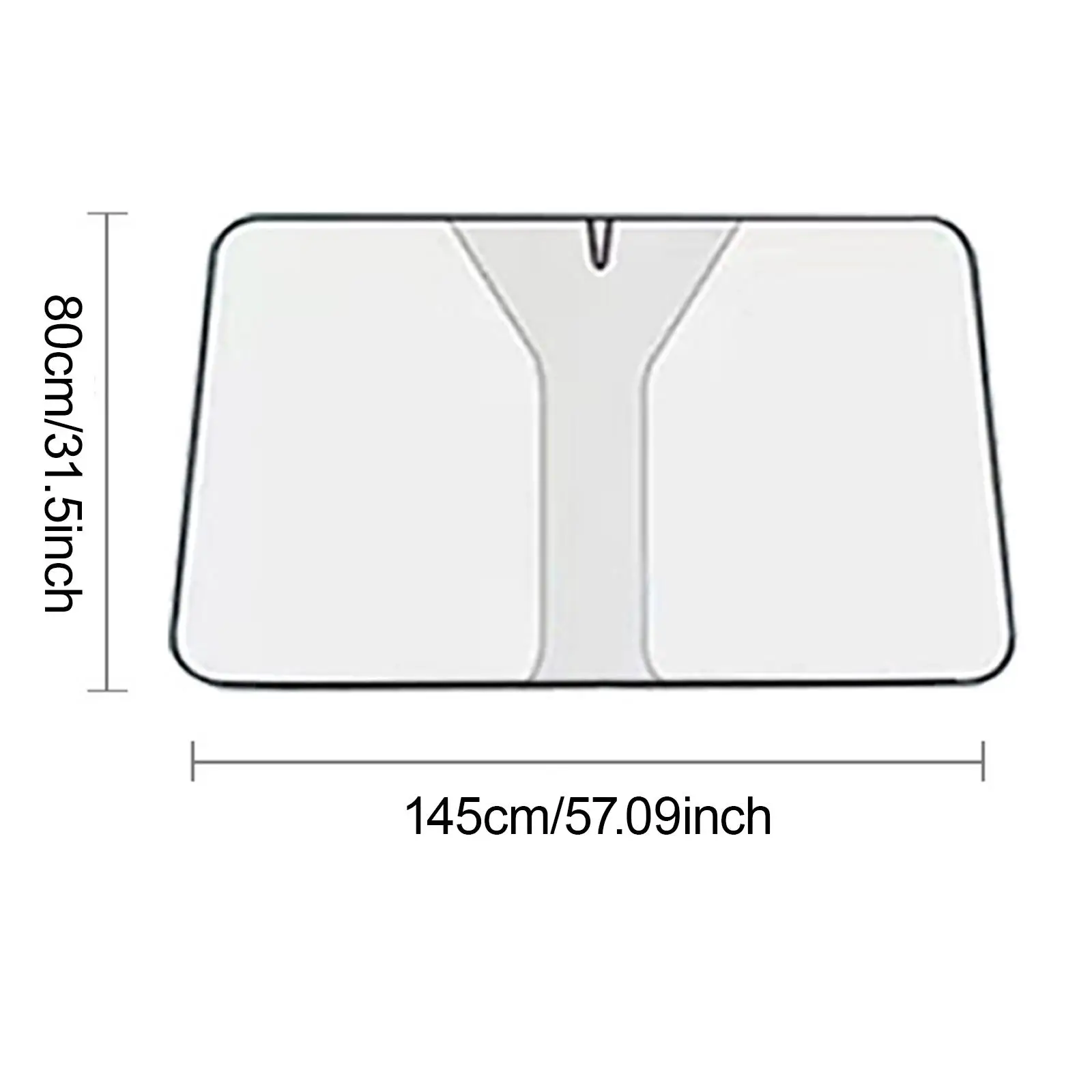 Auto Windschutzscheibe Sonnenschutz Kühlen Halten Auto Zubehör Auto Sonnenschirm Doppel Kreis Windschutzscheibe Abdeckung Wärmedämmung Auto Schatten