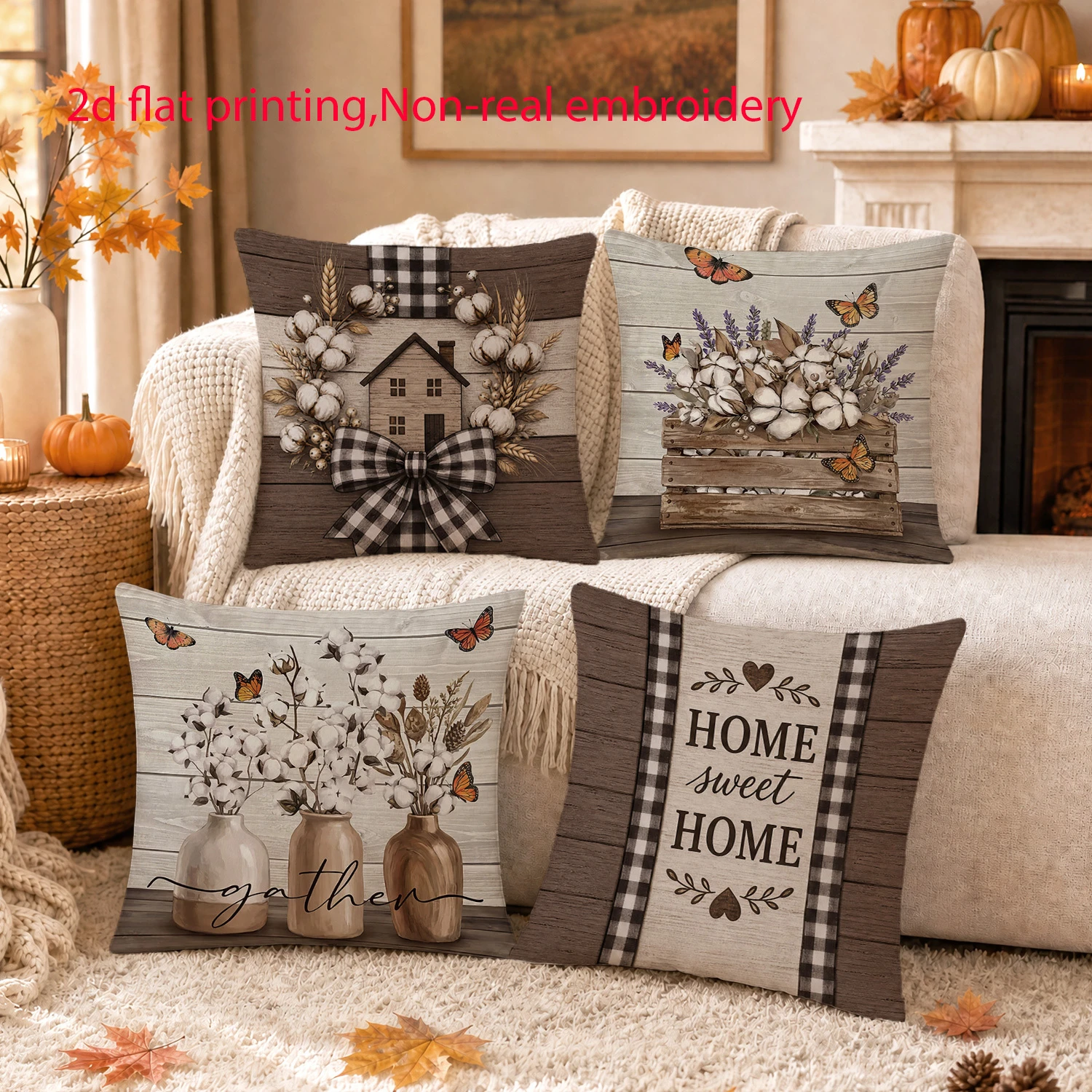 4pc Sarung Bantal Dekoratif Fa - Home Decor Fallout 4 ulasan dan harga