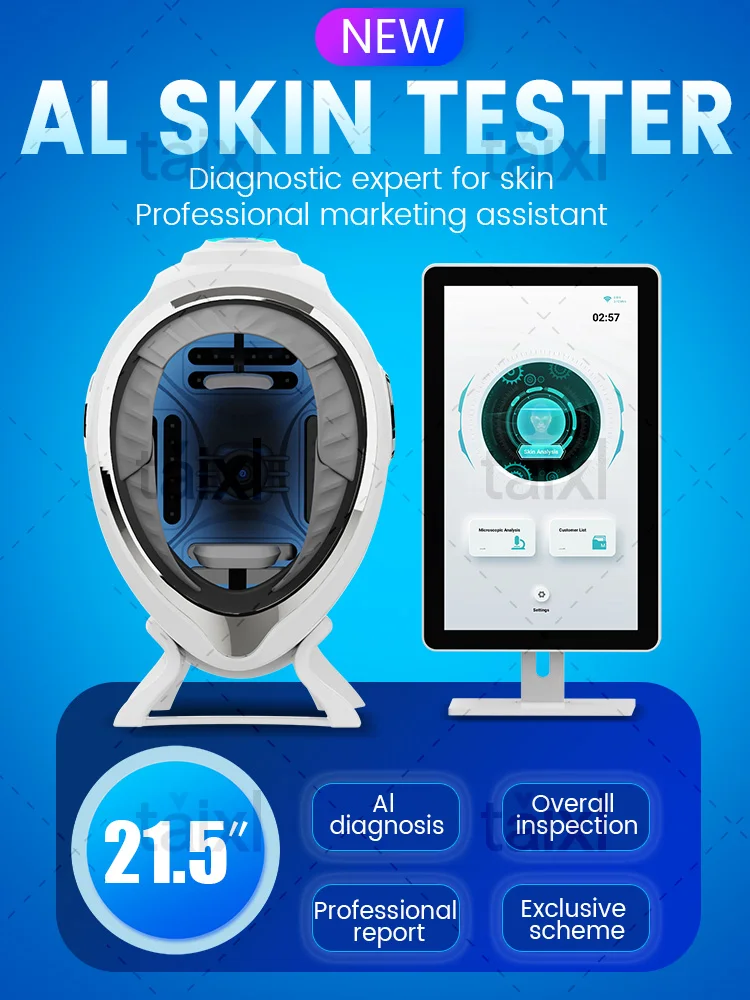 Professional 3D Facial M8 Camera Scanner UV Skin and Hair Analysis Measuring Machine Digital Facial Scanner Skin Analyzer