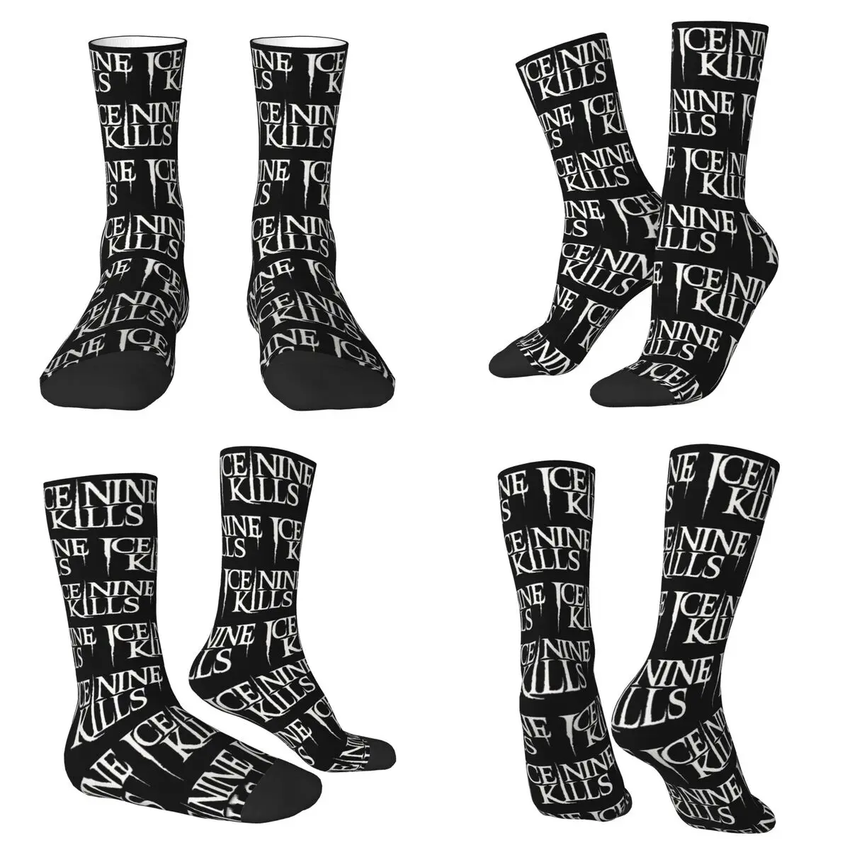 

Носки Ice Nine Kills Harajuku, высококачественные чулки, аксессуары, длинные носки для мужчин и женщин, подарок на день рождения