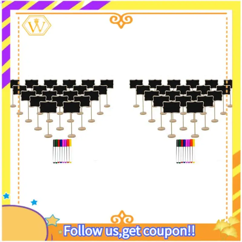 mini-letrero-de-pizarra-a01k-40pcs-con-soporte-de-caballete-etiquetas-de-alimentos-para-buffet-de-fiesta-pizarra-para-carteles-de-mensajes-bodas