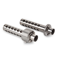 Universal 48MM 51MM Lnsert Baffle Valve Type DB Killer Muffler Motorcycle Exhaust Stainless Steel DB Killer For 51mm Muffler