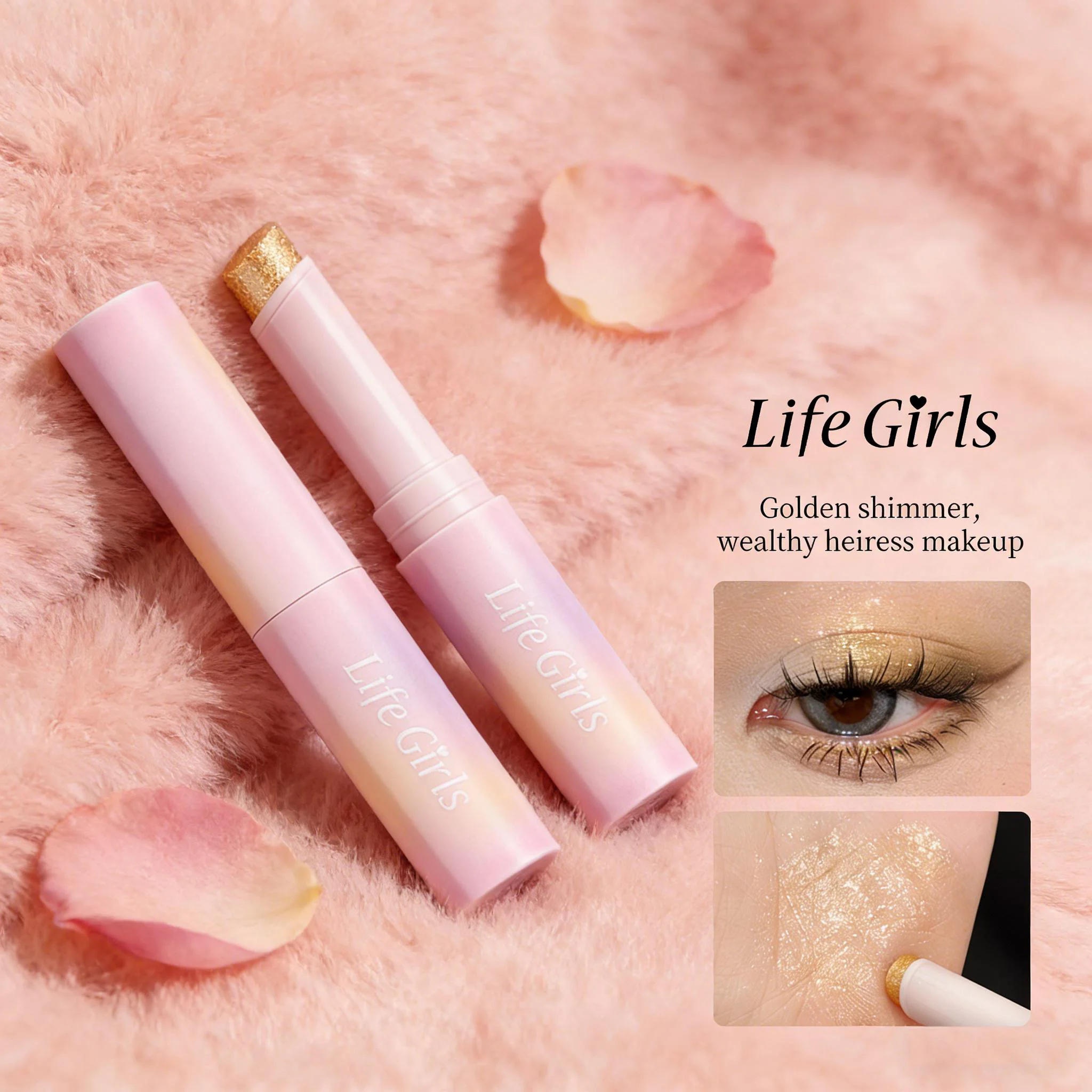 Barra de sombra de ojos rápida y fácil disponible en varios colores Duradera Perfecta para un aspecto diario Ideal para principiantes en maquillaje