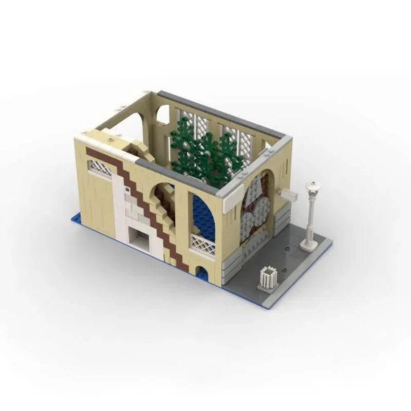 2225-teiliges MOC Modulares Haus-Bausatz Modulares Architekturmodell zum Zusammenbauen DIY Bausteine Weihnachtsgeschenke Kinderspielzeug Geburtstagsgeschenk