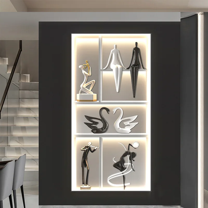 Decorative Paintings Of Art Entrance Led Lighting Feeling Hanging Paintings Of Modern Figures In Corridors Living Room Murals