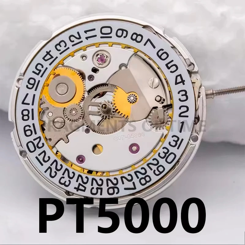 mouvement-mecanique-de-montre-avec-frequence-dt28800-heure-pieces-de-montre-cadran-blanc-pt5000-mecanique-automatique