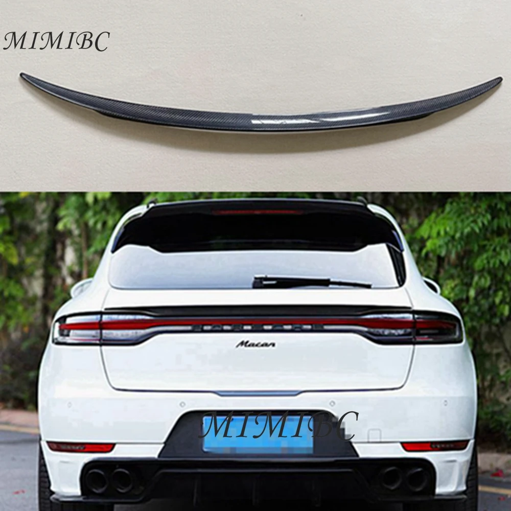 

FOR Porsche Macan Gts car spoiler Macan Turbo rear taillight decoration accessories carbon fiber and color spoiler 2018-2020