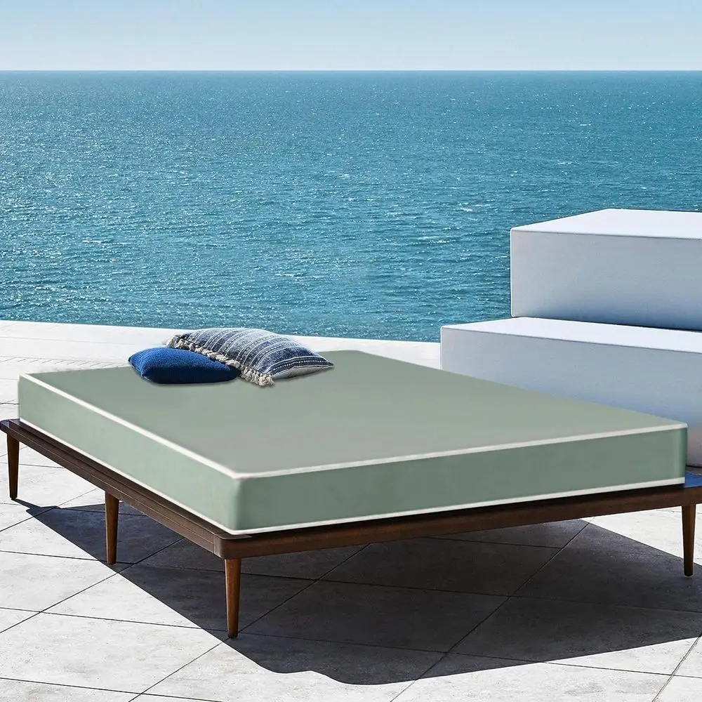 

Medium Firm Plush Gel Memory Foam Mattress, Waterproof Vinyl Cover, Easy to Clean, Made in USA, Ideal for Indoor and Outdoor Use