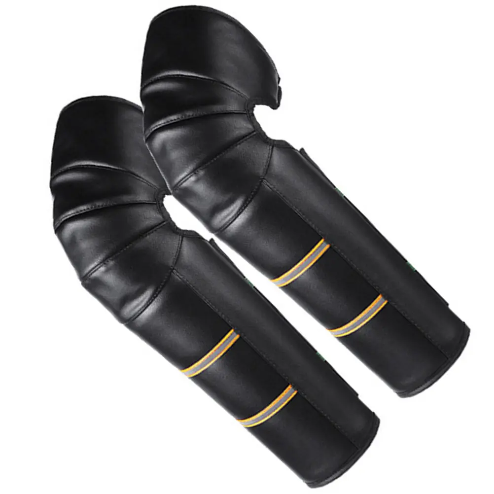 2Pcs Reflective Warm Knee Pads Winter Cycling Skiing Windproof Waterproof Protective Guards for Motorcycles Riding Mountain