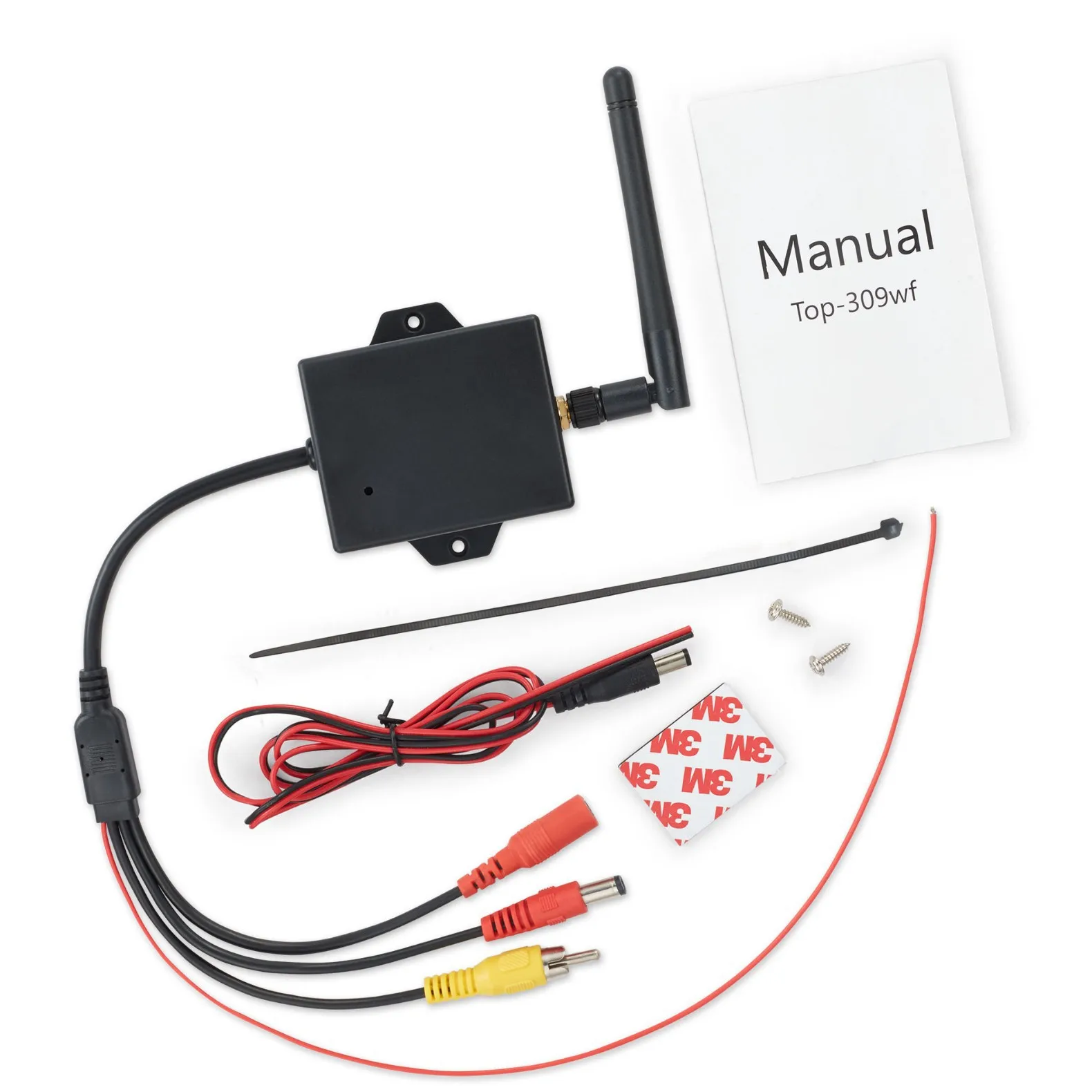 WiFi Wireless Transmitter Module Car Backup Camera AV Video Rear View Kits Black