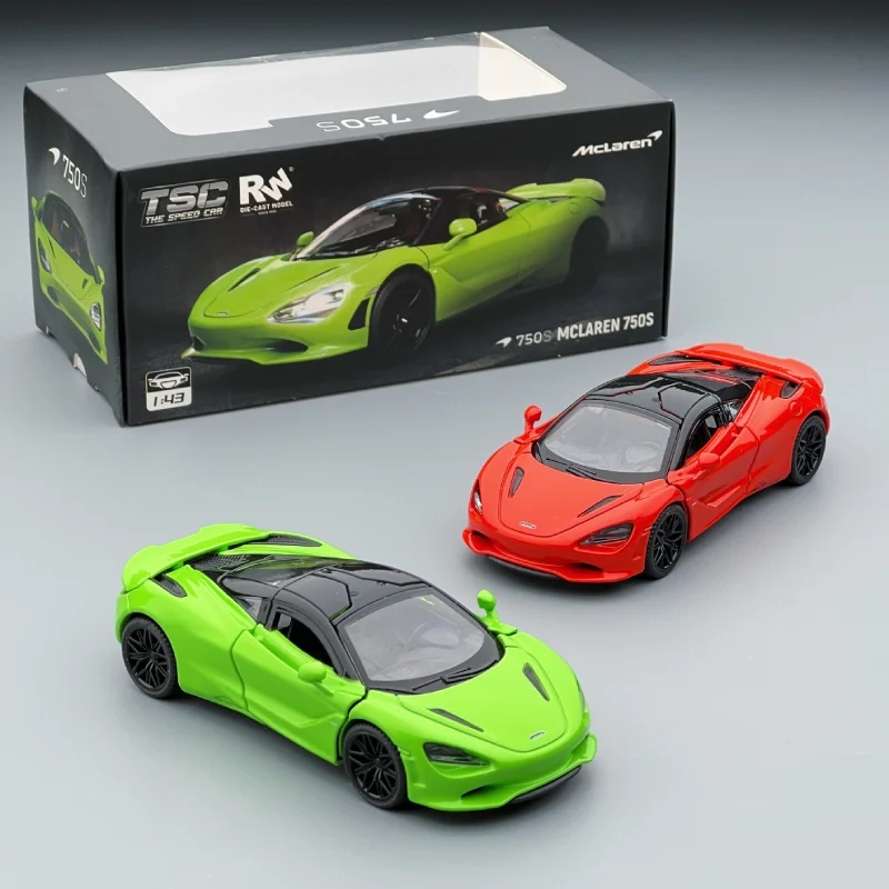 新しい Tsc 1:43 マクラーレン 750s 合金車モデルシミュレーション超走行玩具車絶妙な詳細車モデルコレクションホリデーギフト