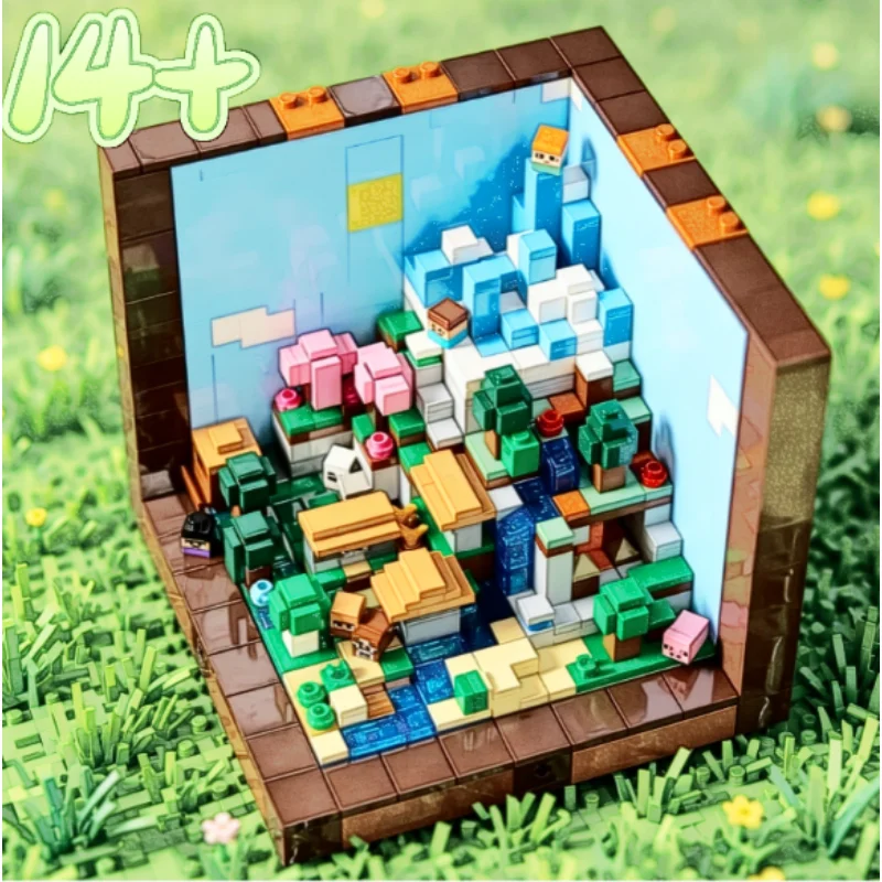 2026 New Creative Workbench Compatible Building Blocks 1195pcs Bricks Model Diy Desktop Ornament Creative Birthday Christmas