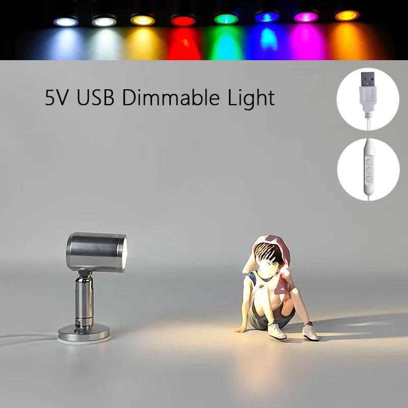 Dimmen USB 5V Led Wein Schrank Modell Display Zähler Garage Kit Display Box Rack Mini Schmuck Schrank Licht Aquarium scheinwerfer