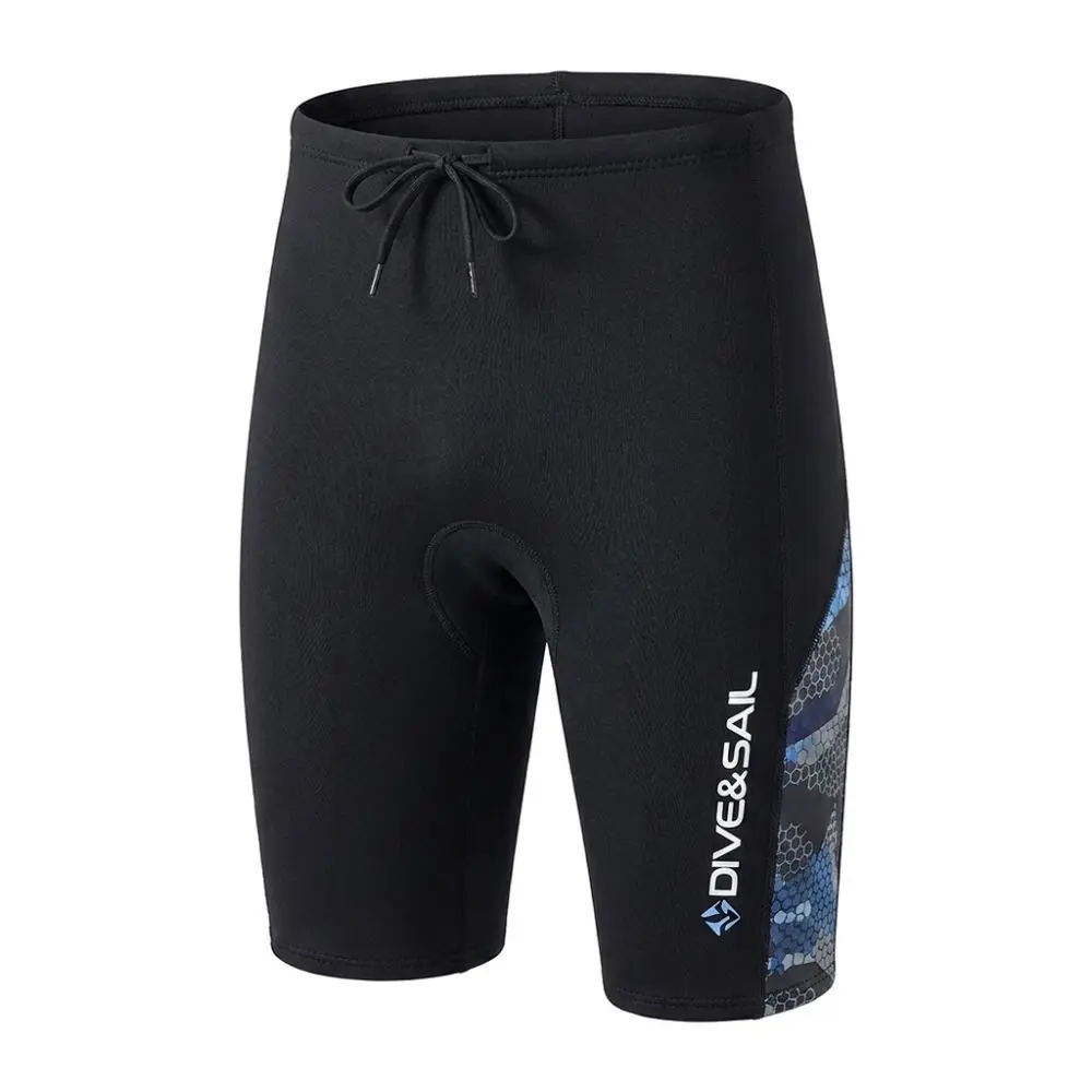 Versatile Neoprene Material Wetsuit Pants Short Pant Length Full Length Swim Leggings Stretch Fit Black Water Sports Pants